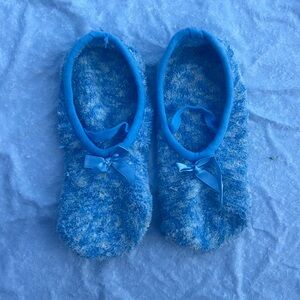 Blue & White Slippers